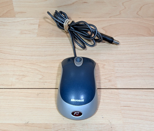 Microsoft optical mouse blue - microsoft,