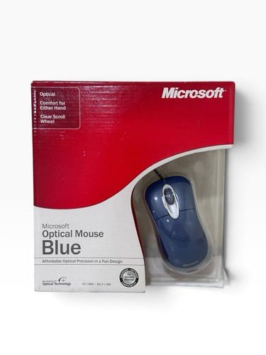 Microsoft optical mouse blue - microsoft,
